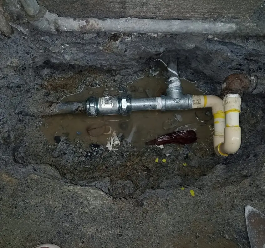 Localización de tuberías de agua